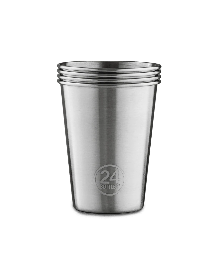 Party Club 24Bottles Brushed Steel 4 Pack