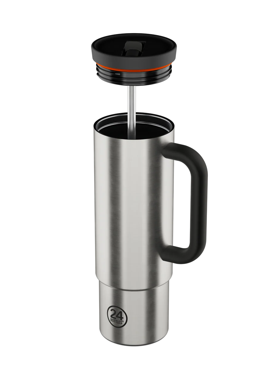 Borraccia 24Bottles Brushed steel Straw Cup 800 n.2