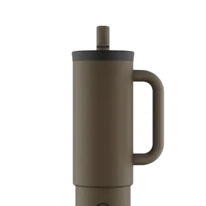 Borraccia 24Bottles Mocha Straw Cup 800