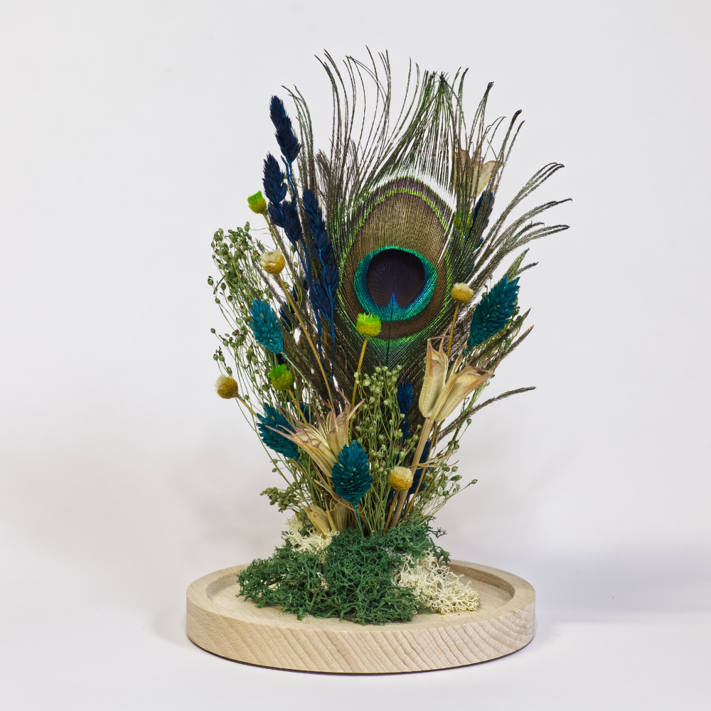 Campana di fiori essiccati Bosco