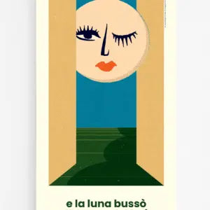 Poster 30x59,4cm Ciao Discoteca Italiana ...e la luna bussò