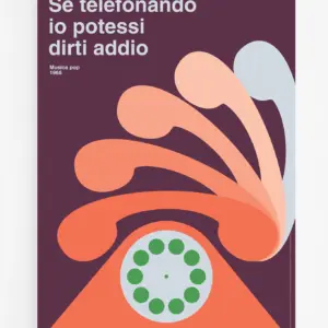 Poster 50x70cm Ciao Discoteca Italiana Se telefonando