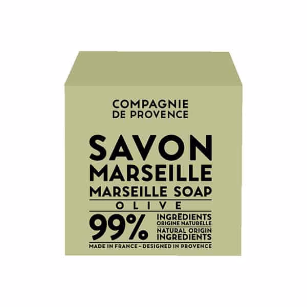 Compagnie de Provence Cubo Sapone Marsiglia 99% – Olive – 400gr