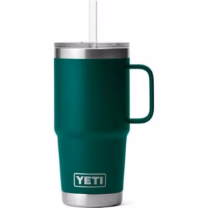 YETI Rambler 25 oz Straw Mug – Black Forest Green