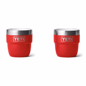 YETI Rambler 4 oz Stackable Cups – Set 2 – Wild vine red