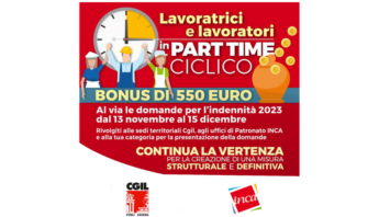 bonus 550 euro part time ciclico