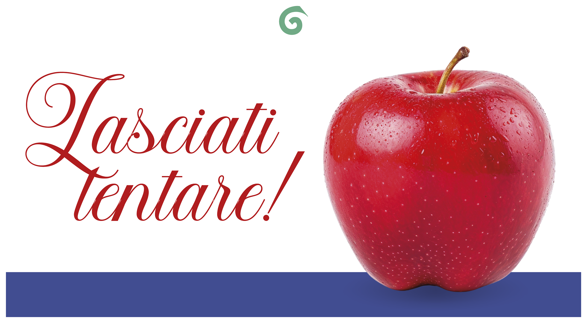 Slogan nuova promozione Ginestri Lasciati Tentare dalla mela. Sconto 40% su tutto l'arredamento