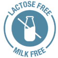 Lactose Free 
Milk Free
